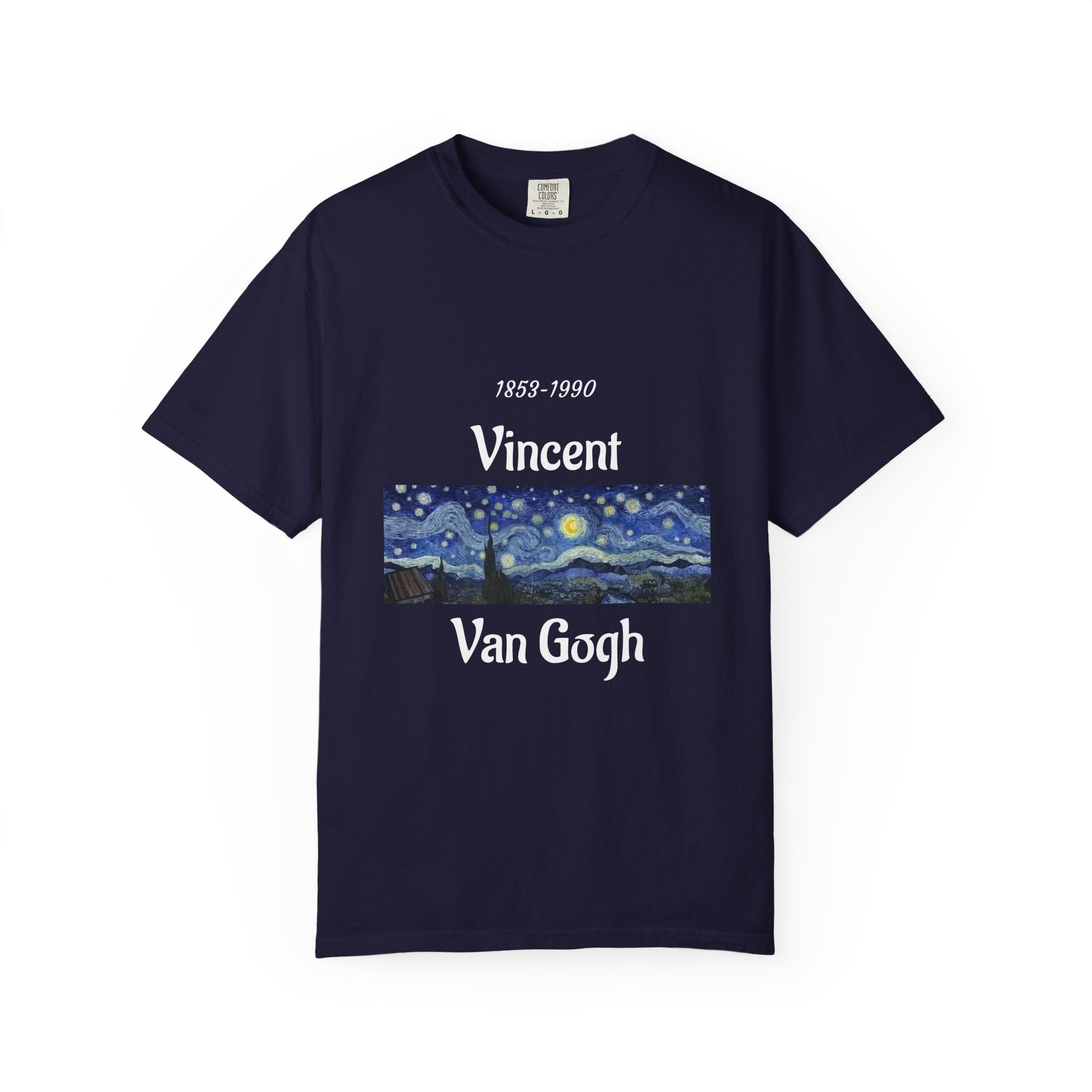 Van Gogh Art Tee — Starry Night & Sunflowers Graphic T-Shirt